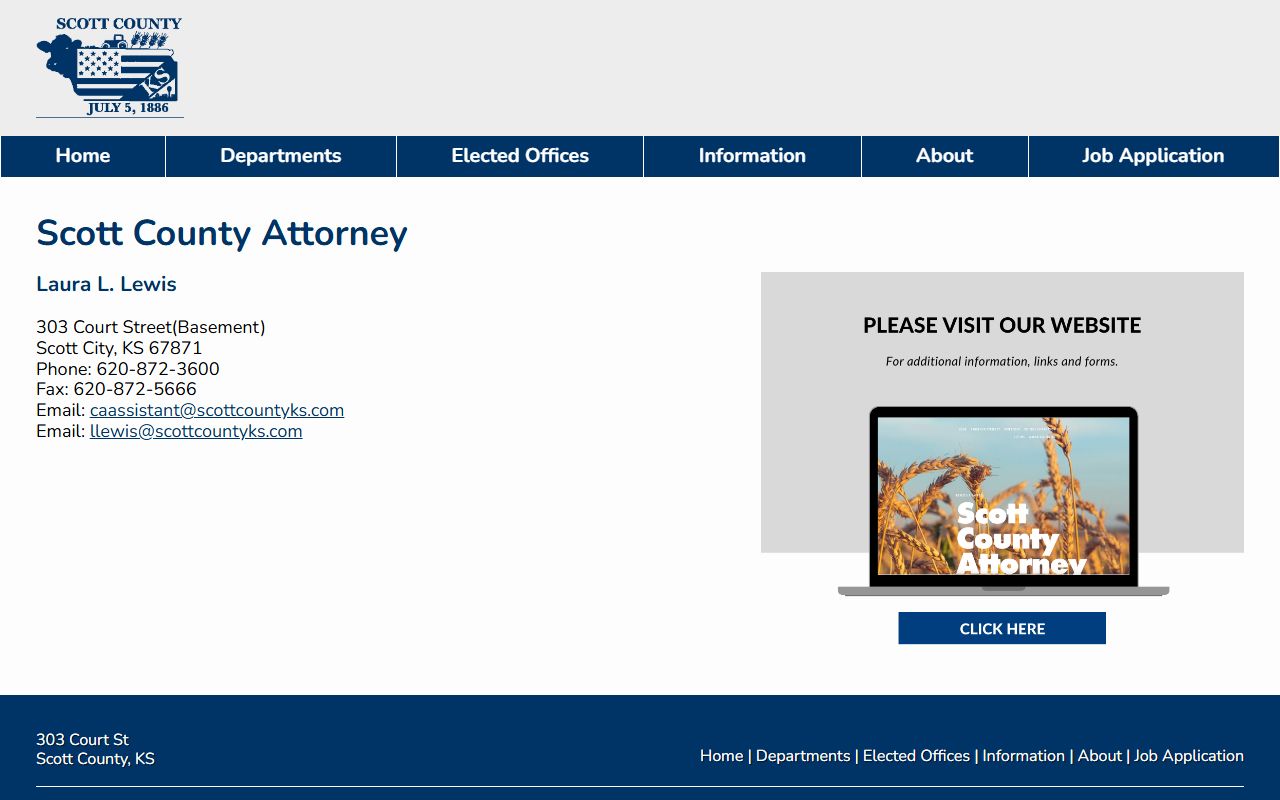 Scott County criminal court records county attorney contact source